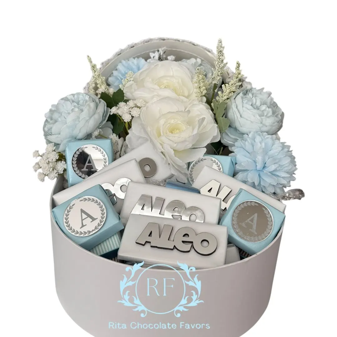 Baby shower chocolate favor #12