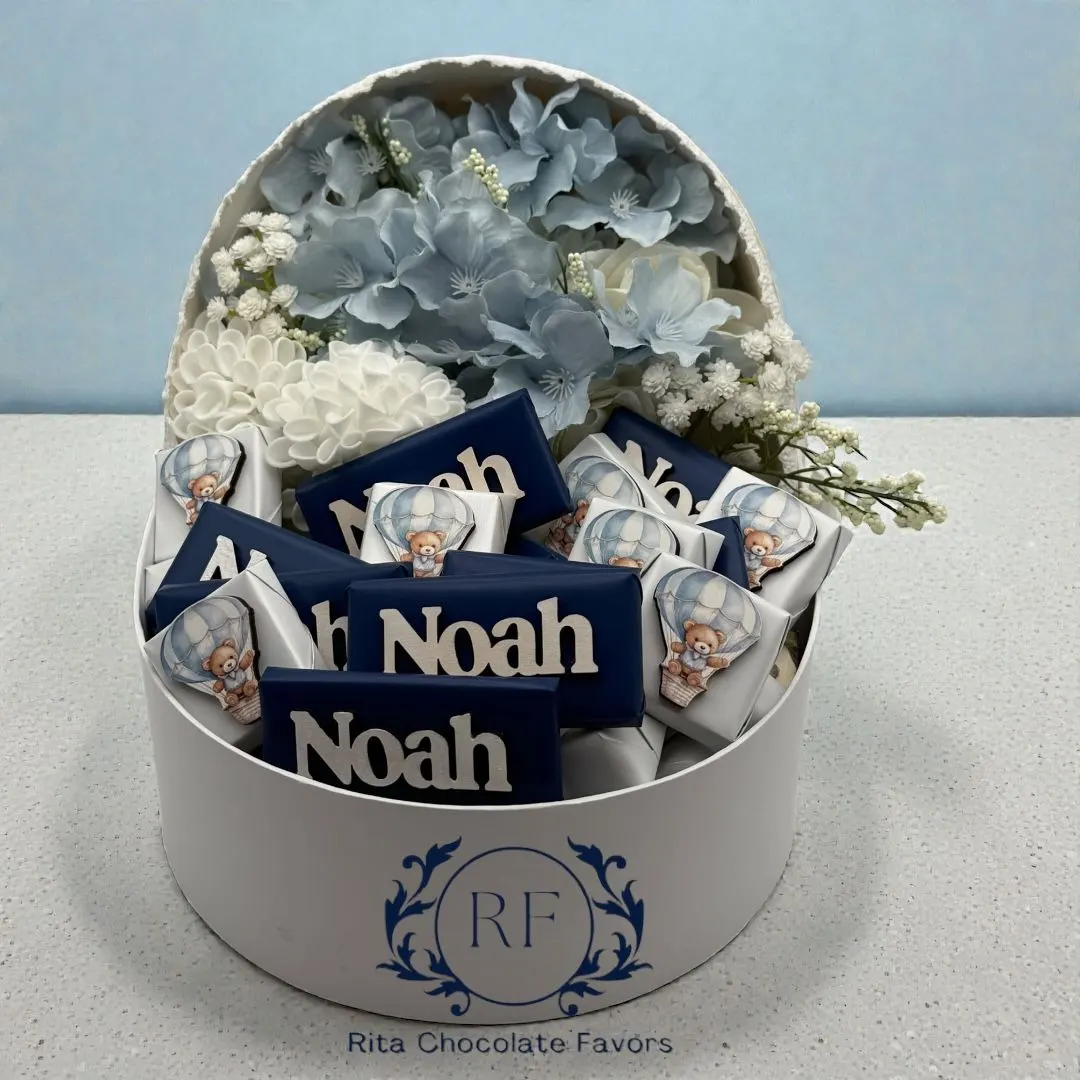 Baby shower chocolate favor #13