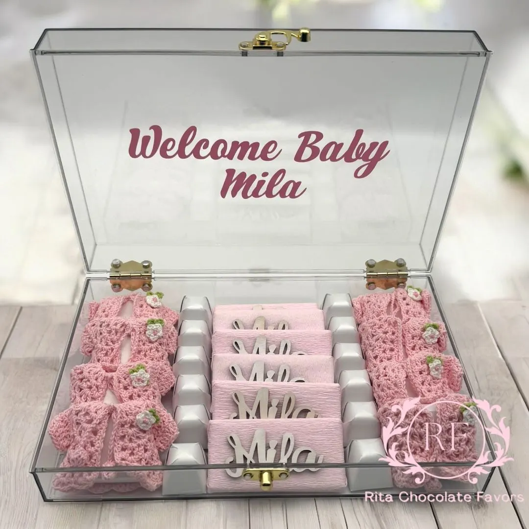 Baby shower chocolate favor #14