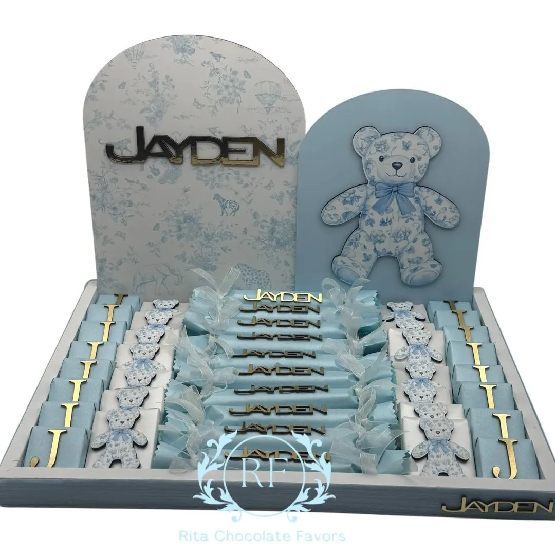 Baby shower chocolate favor #17