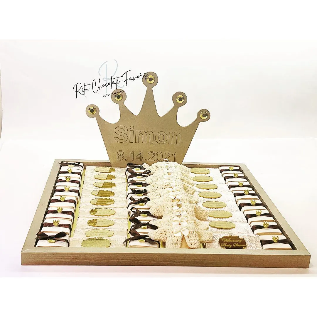 Baby shower chocolate favor #2