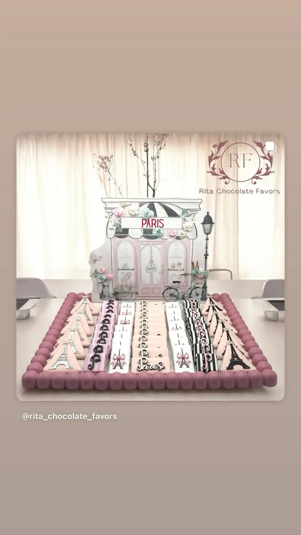 Baby shower chocolate favor #25