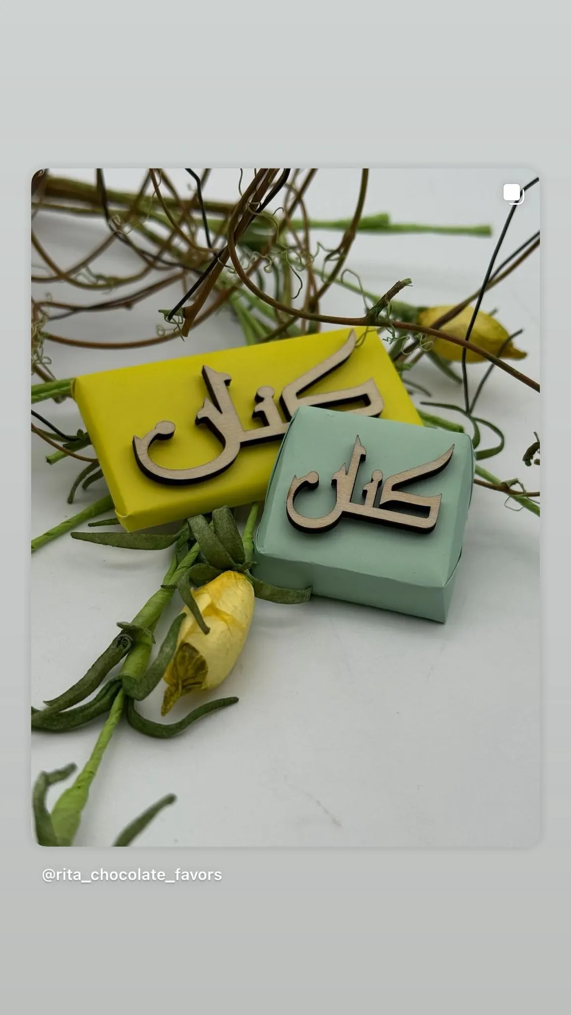 Baby shower chocolate favor #26