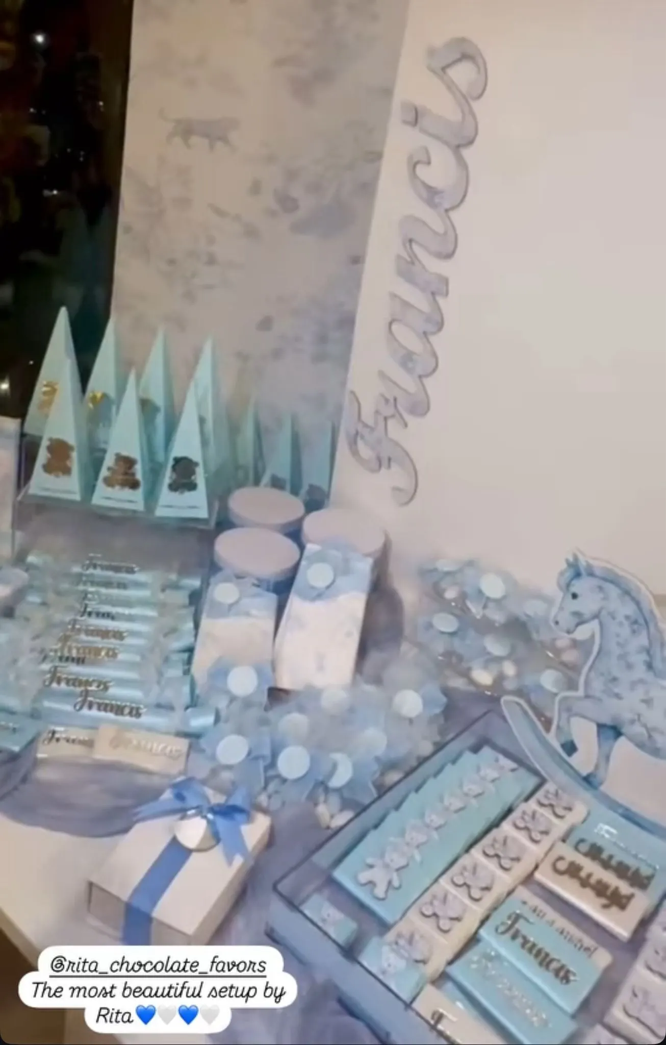 Baby shower chocolate favor #37