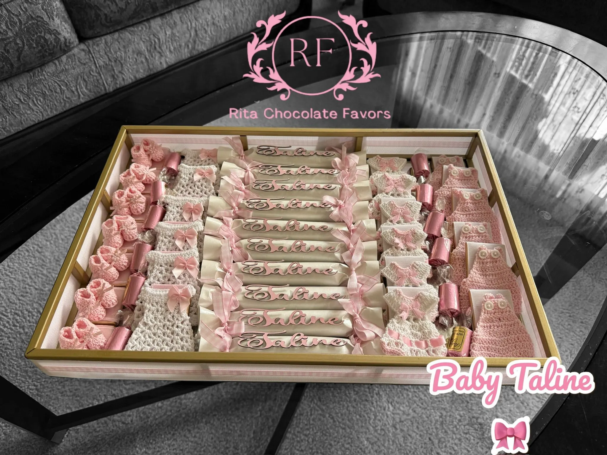 Baby shower chocolate favor #41