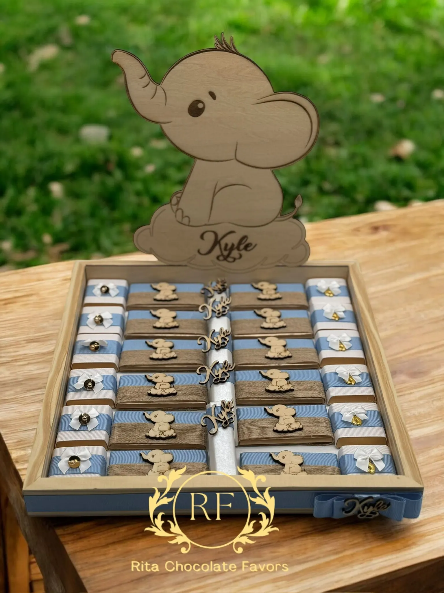 Baby shower chocolate favor #42