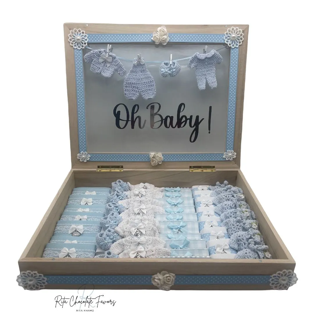 Baby shower chocolate favor #5