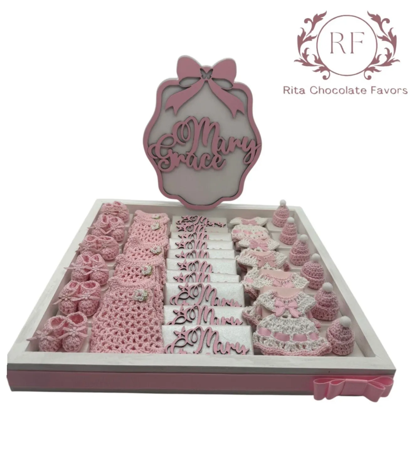 Baby shower chocolate favor #9