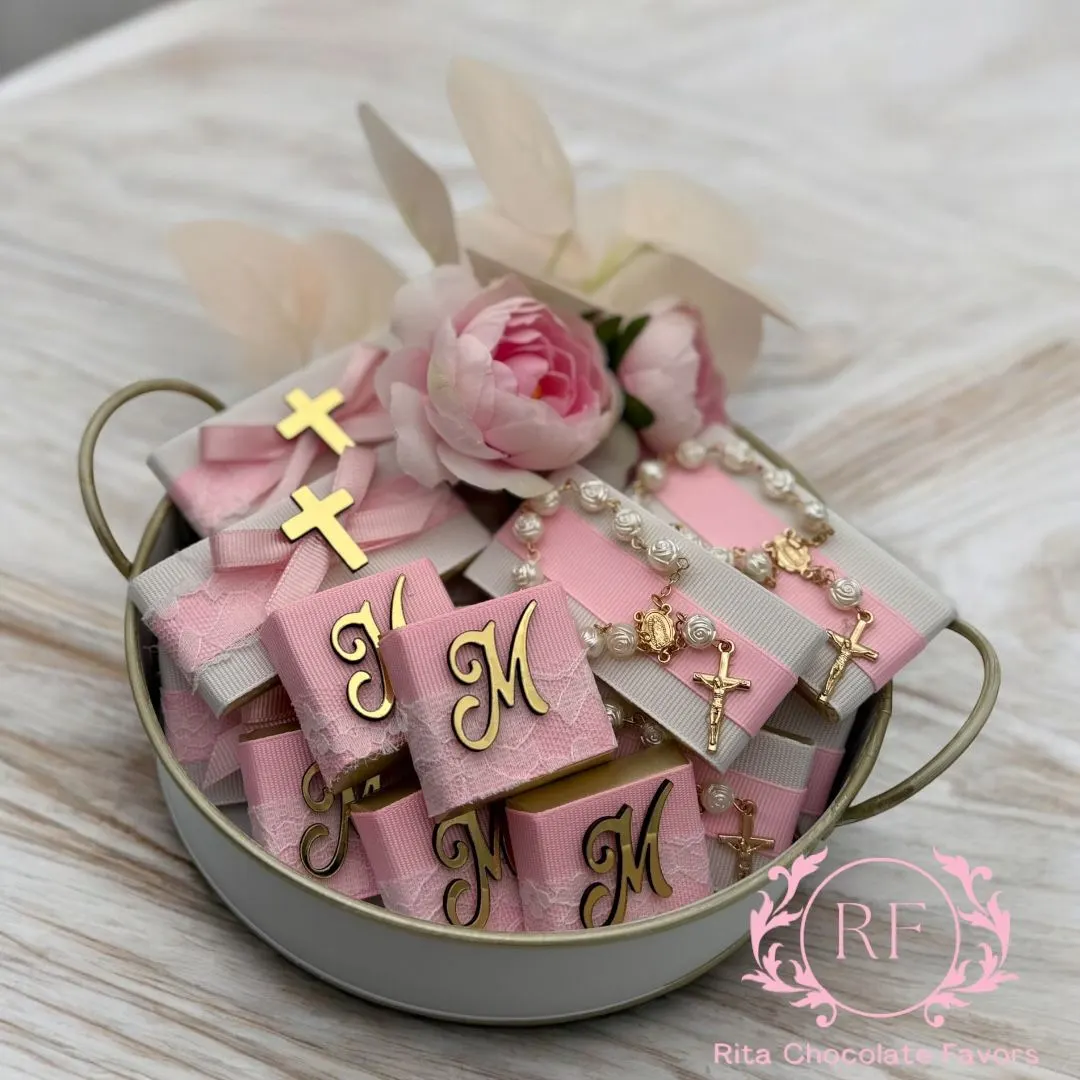 Baptism and communion chocolate favor #7