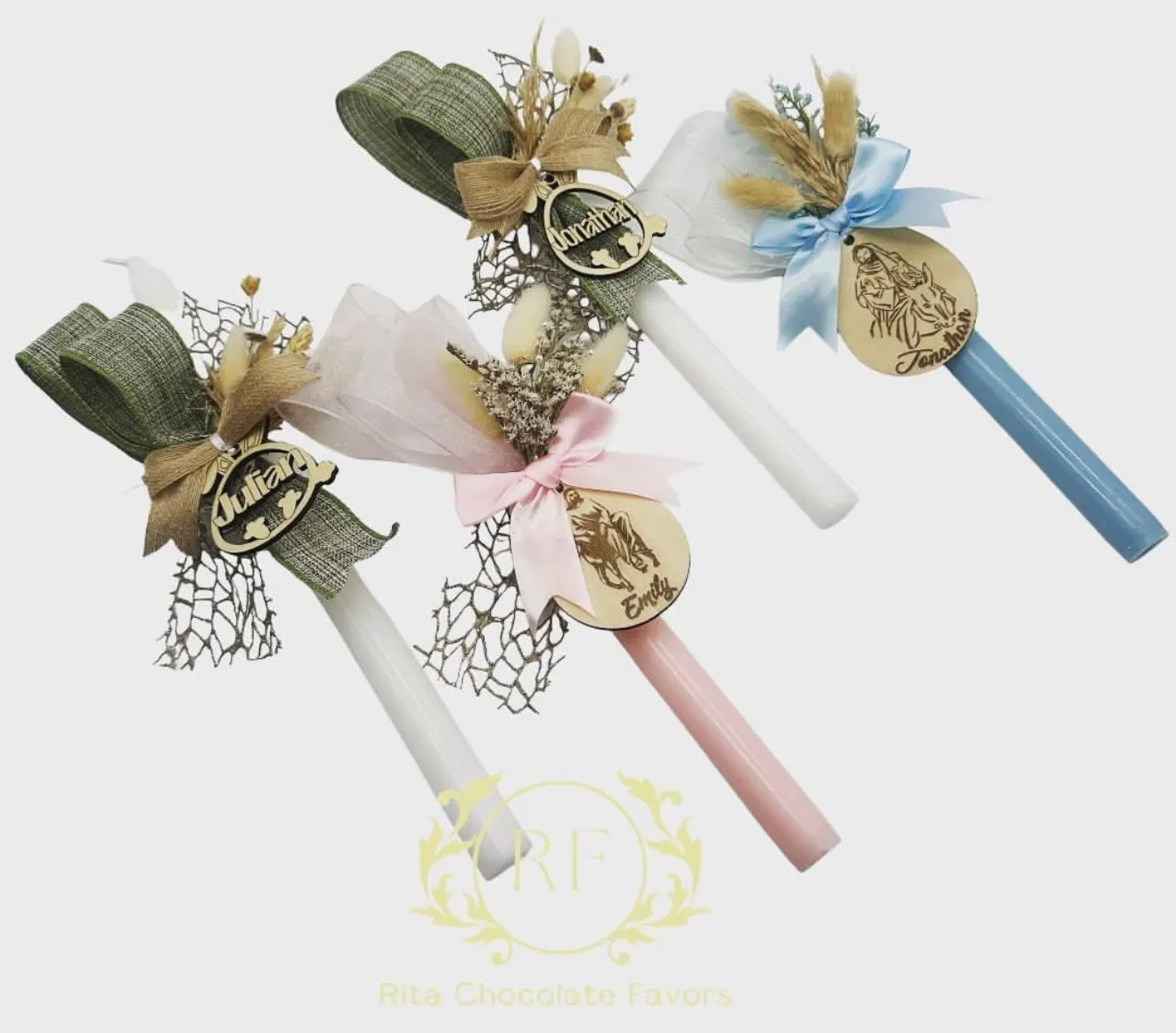 Handcrafted celebration candle #10