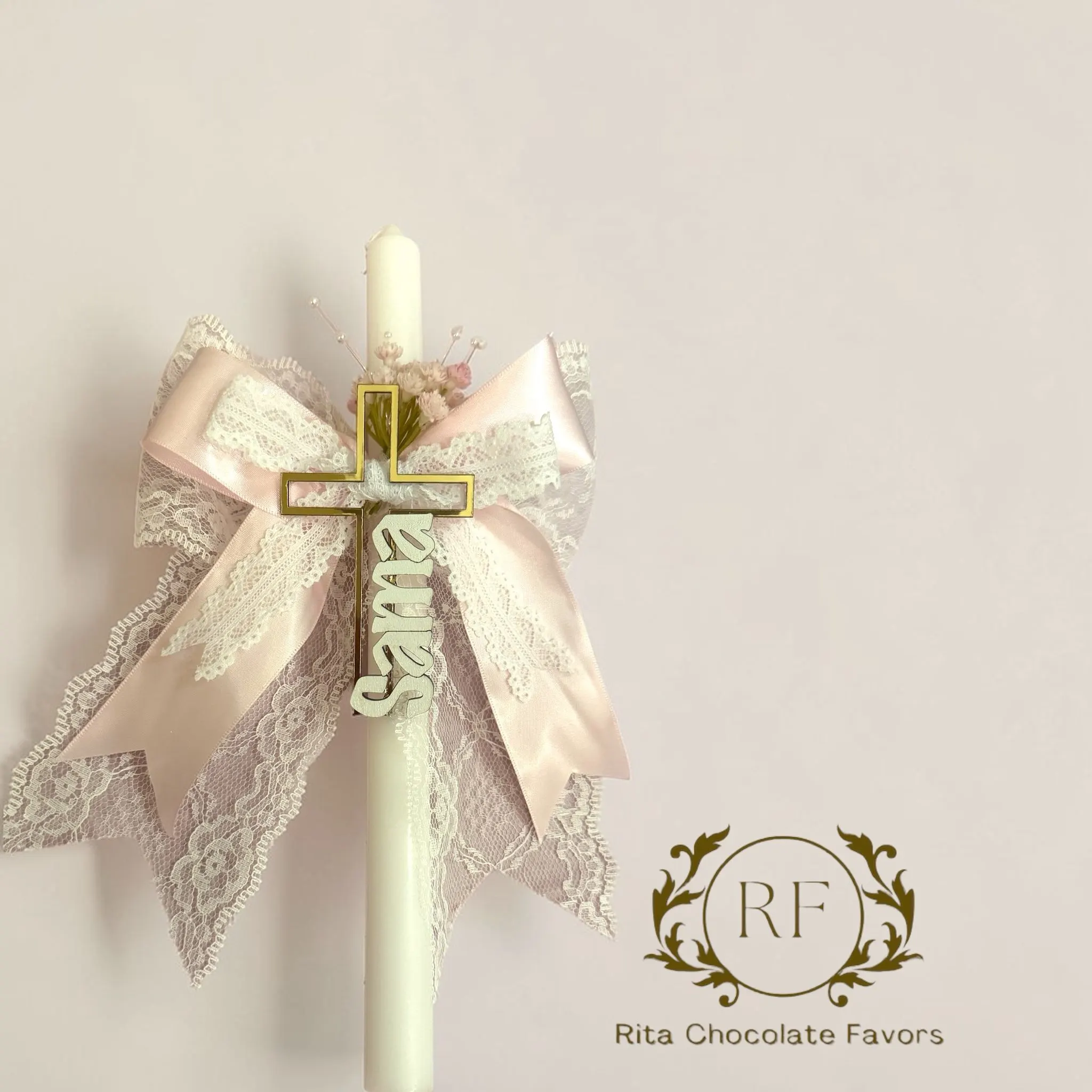 Handcrafted celebration candle #11