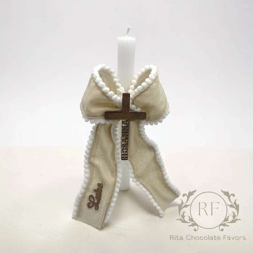 Handcrafted celebration candle #12