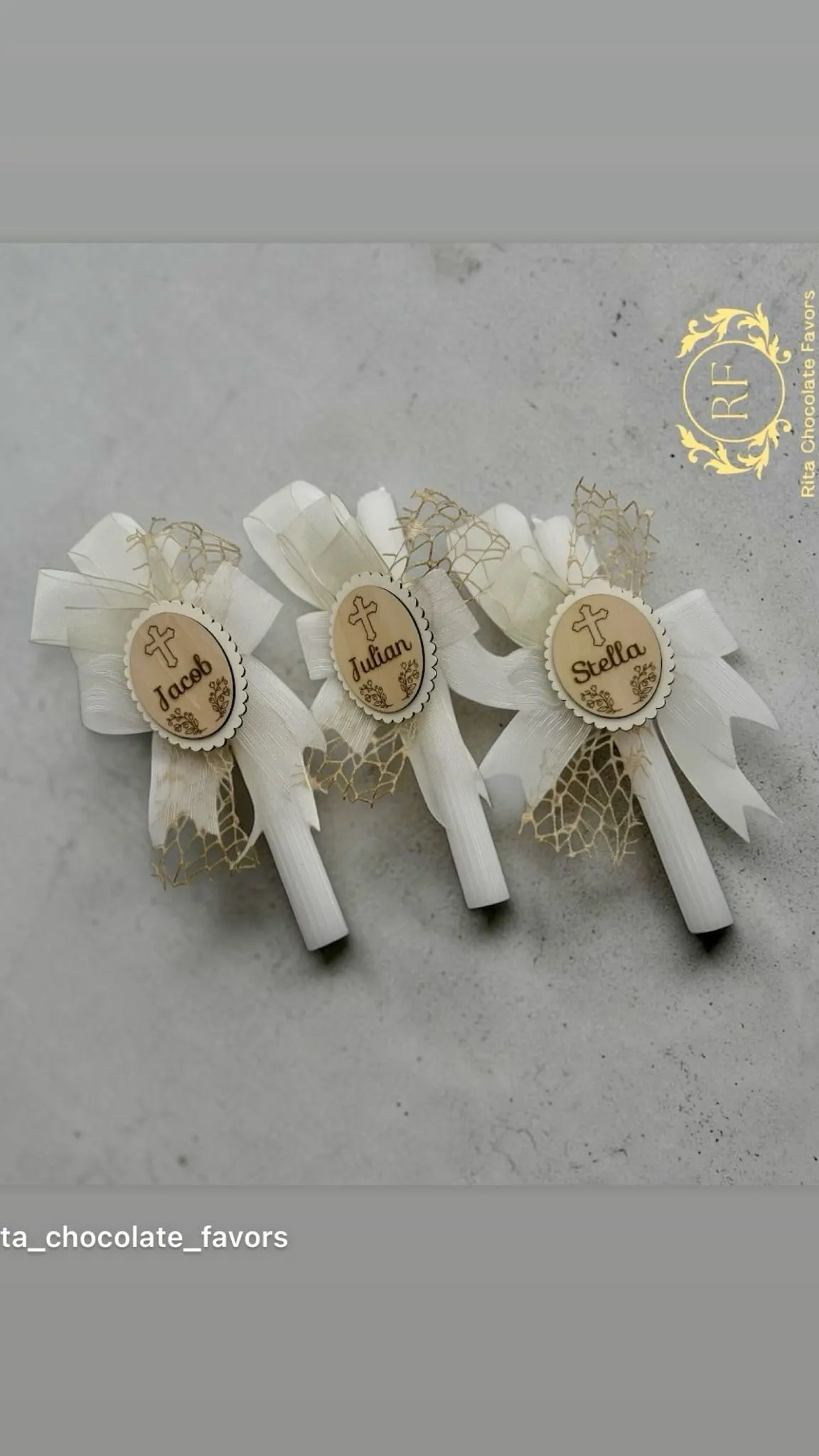 Handcrafted celebration candle #15