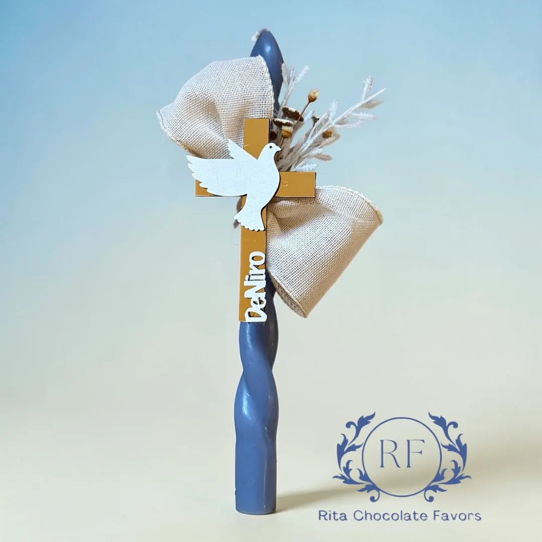 Handcrafted celebration candle #17