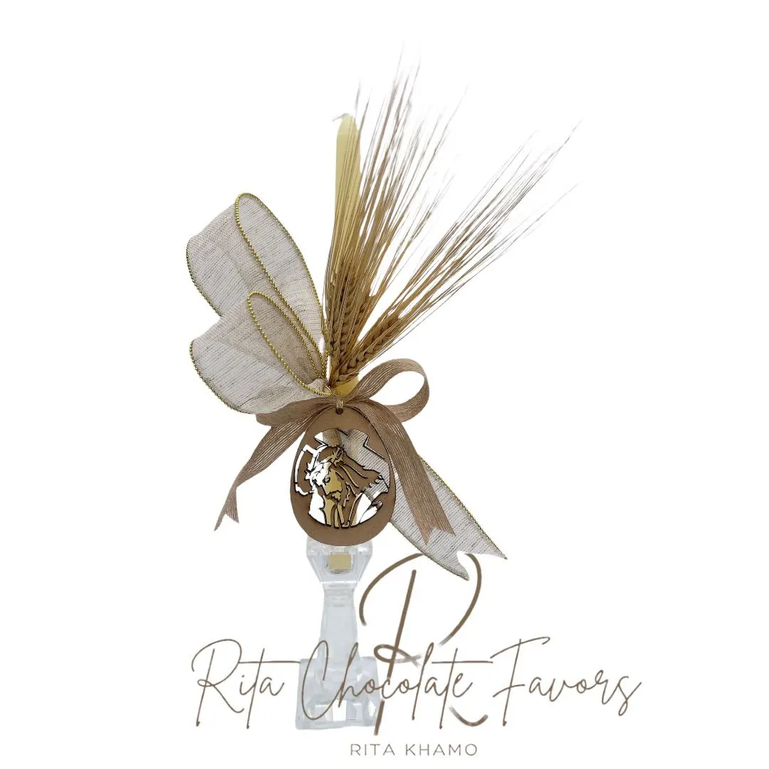 Handcrafted celebration candle #4