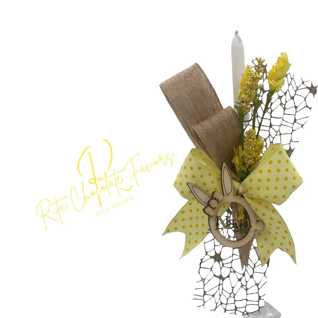 Handcrafted celebration candle #5