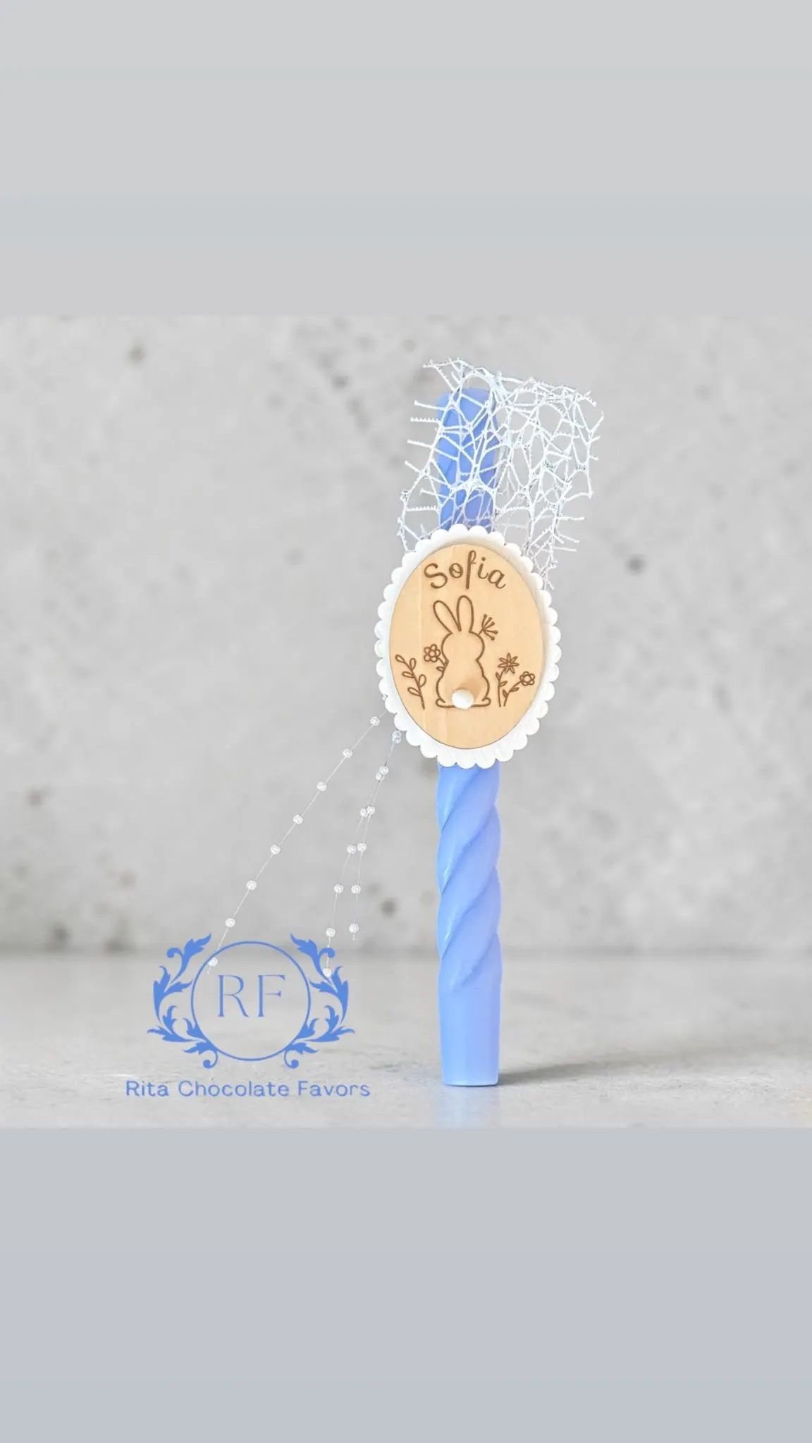 Handcrafted celebration candle #6